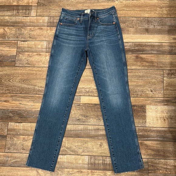 Madewell Denim - Madewell Women's Straight Leg Blue Jeans